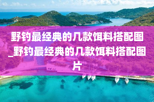 野釣最經(jīng)典的幾款餌料搭配圖_野釣最經(jīng)典的幾款餌料搭配圖片-第1張圖片-姜太公愛釣魚