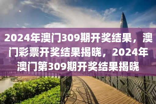 2024年澳門309期開(kāi)獎(jiǎng)結(jié)果，澳門彩票開(kāi)獎(jiǎng)結(jié)果揭曉，2024年澳門第309期開(kāi)獎(jiǎng)結(jié)果揭曉-第1張圖片-姜太公愛(ài)釣魚(yú)