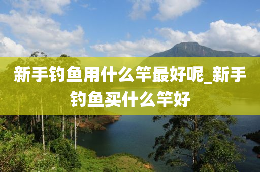 新手釣魚(yú)用什么竿最好呢_新手釣魚(yú)買(mǎi)什么竿好-第1張圖片-姜太公愛(ài)釣魚(yú)