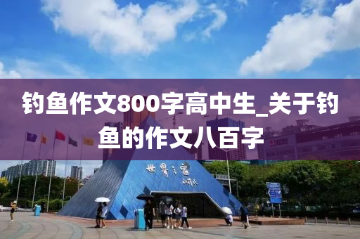 釣魚作文800字高中生_關(guān)于釣魚的作文八百字-第1張圖片-姜太公愛釣魚