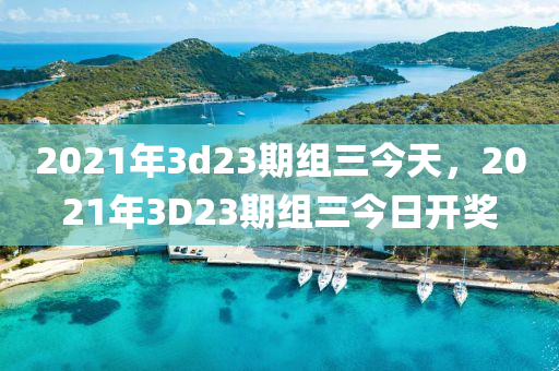 2021年3d23期組三今天，2021年3D23期組三今日開獎-第1張圖片-姜太公愛釣魚