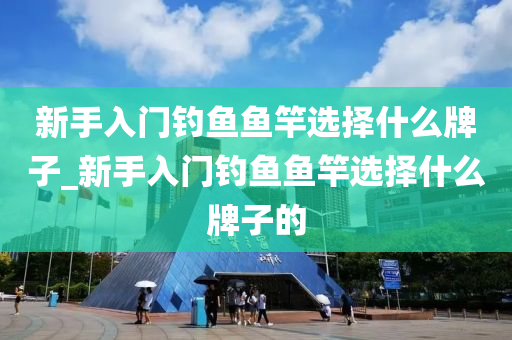 新手入門釣魚魚竿選擇什么牌子_新手入門釣魚魚竿選擇什么牌子的-第1張圖片-姜太公愛釣魚