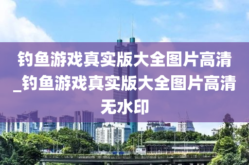 釣魚游戲真實版大全圖片高清_釣魚游戲真實版大全圖片高清無水印-第1張圖片-姜太公愛釣魚