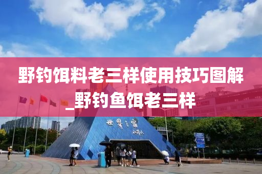 野釣餌料老三樣使用技巧圖解_野釣魚餌老三樣-第1張圖片-姜太公愛釣魚