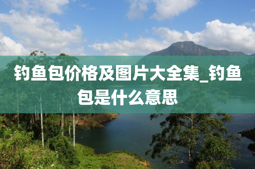 釣魚(yú)包價(jià)格及圖片大全集_釣魚(yú)包是什么意思-第1張圖片-姜太公愛(ài)釣魚(yú)