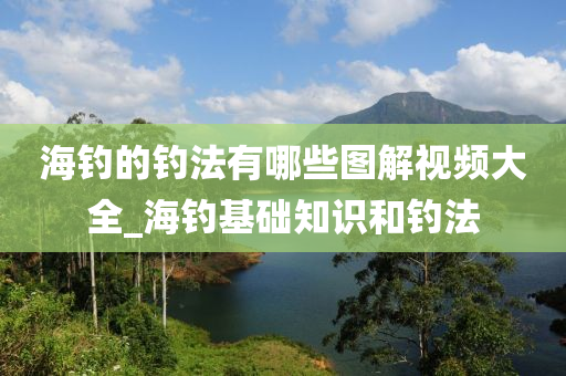 海釣的釣法有哪些圖解視頻大全_海釣基礎知識和釣法-第1張圖片-姜太公愛釣魚