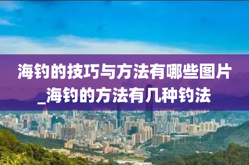 海釣的技巧與方法有哪些圖片_海釣的方法有幾種釣法-第1張圖片-姜太公愛(ài)釣魚(yú)