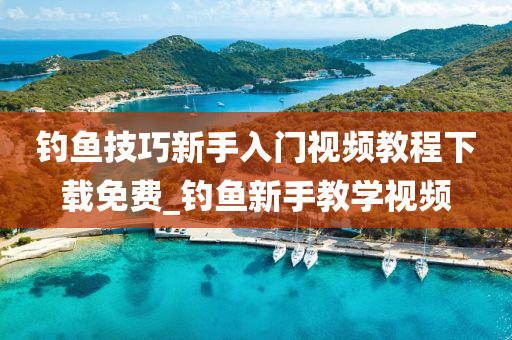 釣魚技巧新手入門視頻教程下載免費_釣魚新手教學(xué)視頻-第1張圖片-姜太公愛釣魚