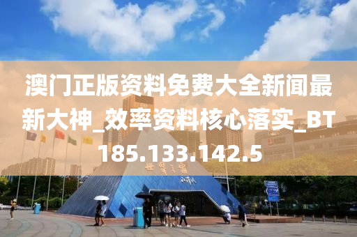 澳門正版資料免費大全新聞最新大神_效率資料核心落實_BT185.133.142.5