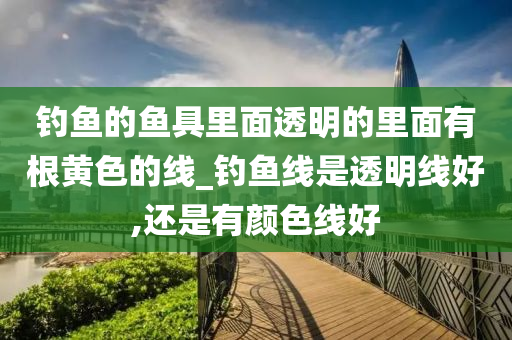 釣魚的魚具里面透明的里面有根黃色的線_釣魚線是透明線好,還是有顏色線好