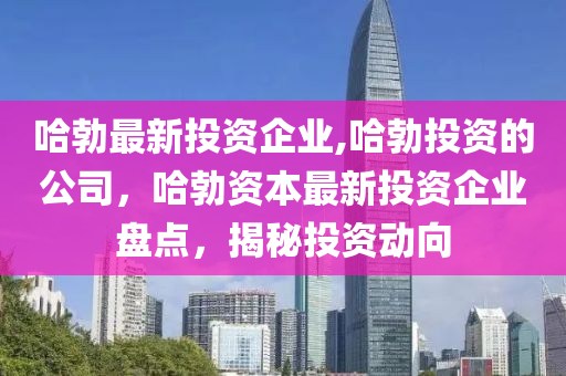 哈勃最新投資企業(yè),哈勃投資的公司，哈勃資本最新投資企業(yè)盤點，揭秘投資動向