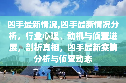 兇手最新情況,兇手最新情況分析，行業(yè)心理、動(dòng)機(jī)與偵查進(jìn)展，剖析真相，兇手最新案情分析與偵查動(dòng)態(tài)