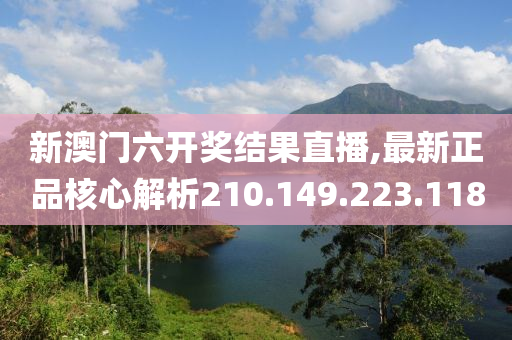 新澳門六開獎結(jié)果直播,最新正品核心解析210.149.223.118