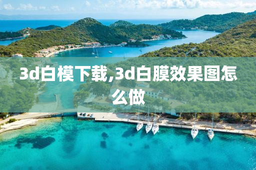 3d白模下載,3d白膜效果圖怎么做