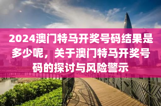 2024澳門特馬開獎號碼結果是多少呢，關于澳門特馬開獎號碼的探討與風險警示-第1張圖片-姜太公愛釣魚